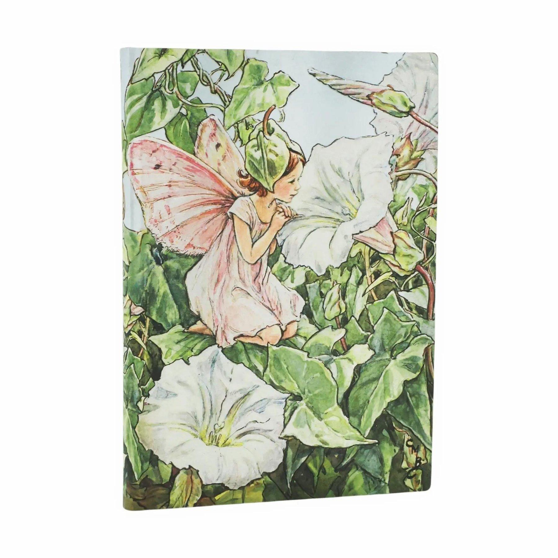 Paperblanks Тефтер Bindweed Fairy, Ultra, широки редове, мека корица, 88 листа