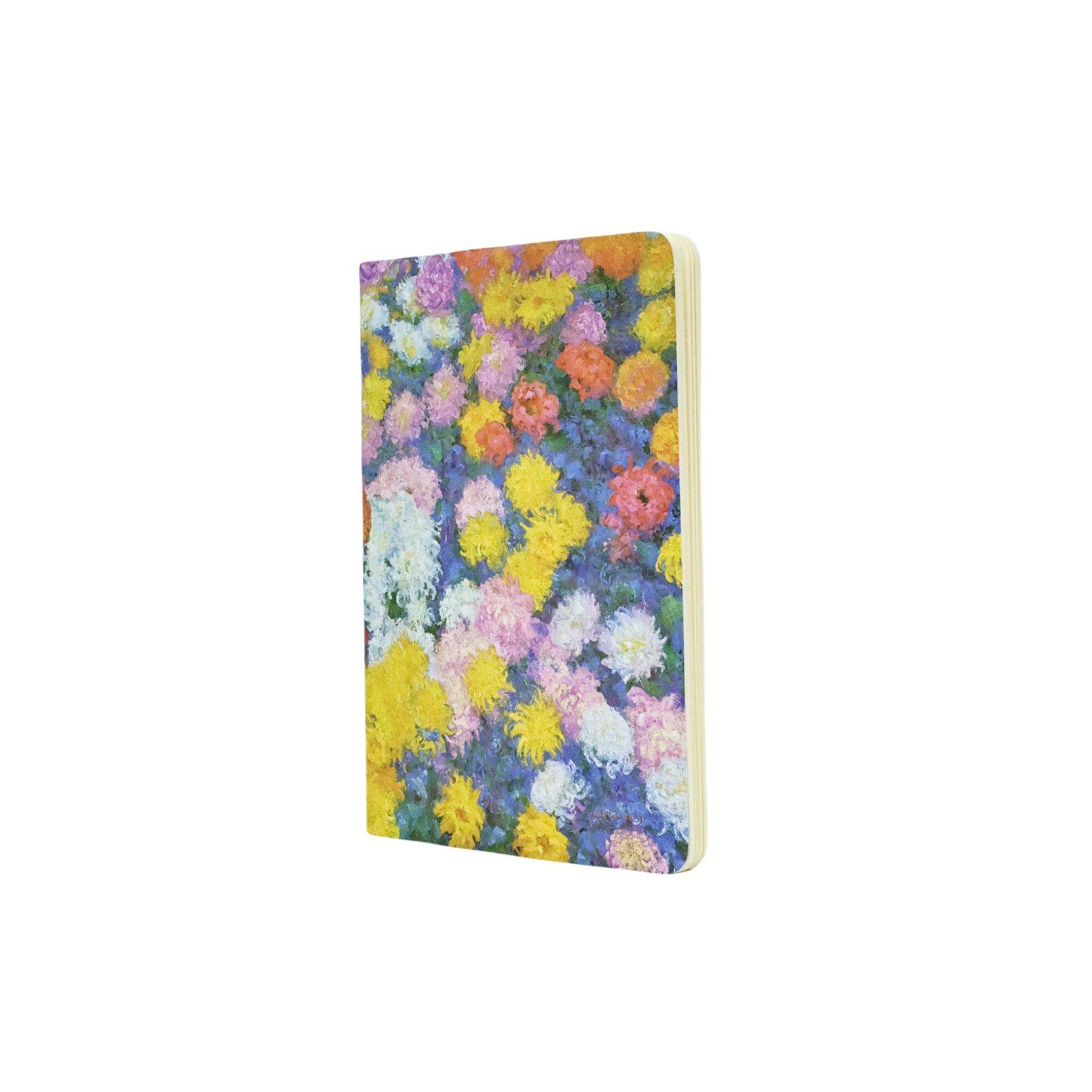 Paperblanks Тетрадка Monet Chrysanthemums, А5, нелинирана, 40 листа