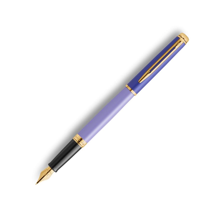 Писалка Waterman Hemisphere Purple GT, стоманено тяло, позлатен клип, син | JAR Computers Писалка Waterman Hemisphere Purple GT, стоманено тяло, позлатен клип, син