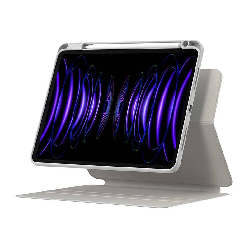 Полиуретанов калъф с отделящ се кейс за iPad Pro 12.9 M2 (2022), iPad Pro 12.9 M1 (2021), iPad Pro 12.9 (2020) - Baseus Minimalist Series Magnetic Protective Case (светлосив) | JAR Computers Полиуретанов калъф с отделящ се кейс за iPad Pro 12.9 M2 (2022), iPad Pro 12.9 M1 (2021), iPad Pro 12.9 (2020) - Baseus Minimalist Series Magnetic Protective Case (светлосив)