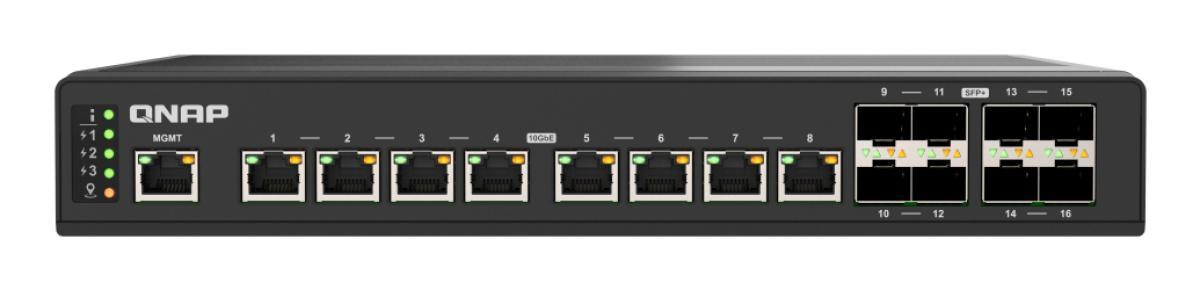 QNAP QSW-IM3216-8S8T network switch Managed L2 10G Ethernet (100/1000/10000) Black | JAR Computers QNAP QSW-IM3216-8S8T network switch Managed L2 10G Ethernet (100/1000/10000) Black
