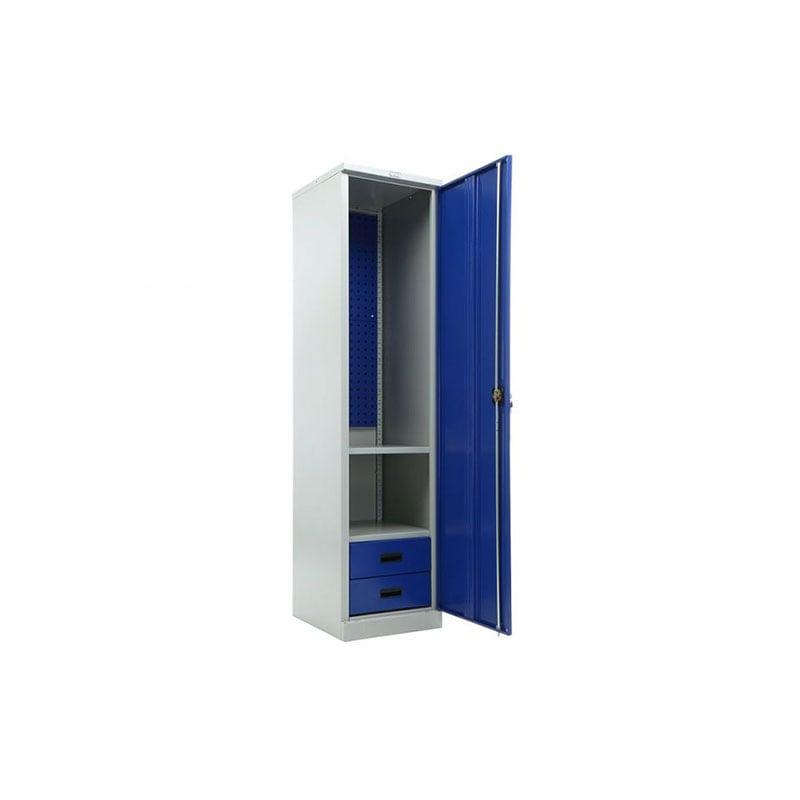 Шкаф за инструменти ТС1947 020202, метален, 475 х 500 х 1900 mm, синьо-сив