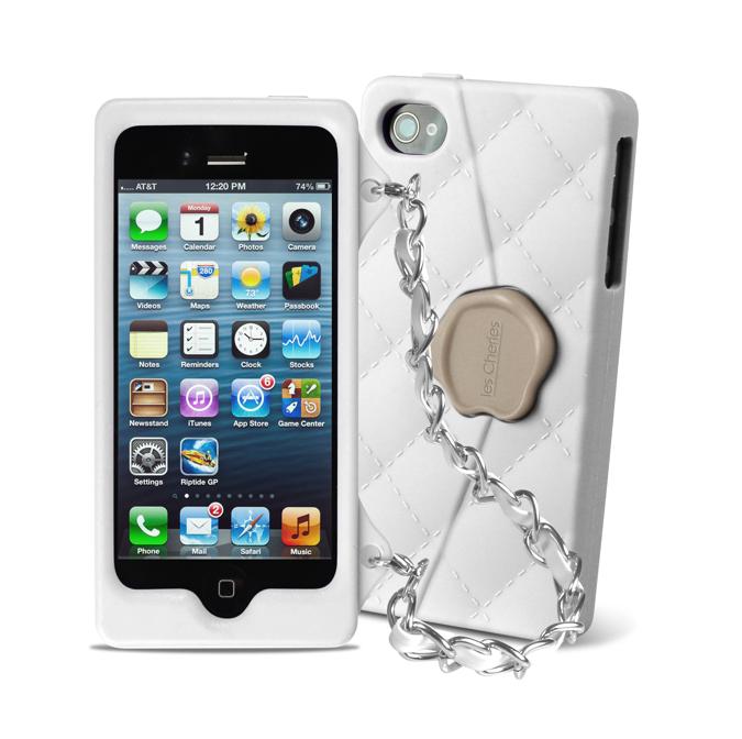 Силиконов кейс с верижка за iPhone 5, iPhone 5S, iPhone SE - SBS Cover Les Cheries (бял) | JAR Computers Силиконов кейс с верижка за iPhone 5, iPhone 5S, iPhone SE - SBS Cover Les Cheries (бял)