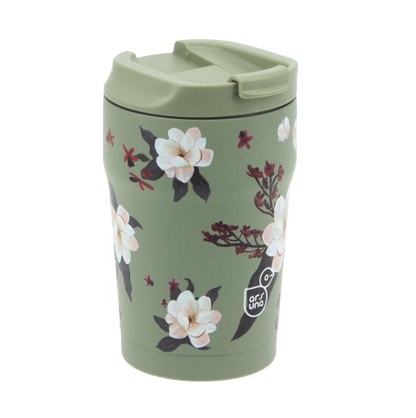 Термо чаша Ars Una 350 ml - Flowery green (5535) | JAR Computers Термо чаша Ars Una 350 ml - Flowery green (5535)