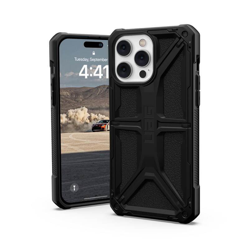 Удароустойчив хибриден кейс за iPhone 14 Pro Max - Urban Armor Gear Monarch Case (черен) | JAR Computers Удароустойчив хибриден кейс за iPhone 14 Pro Max - Urban Armor Gear Monarch Case (черен)