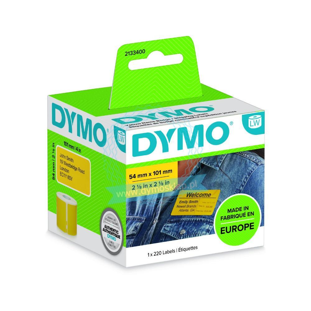 Ταινία Ετικετογράφου DYMO Shipping And Name Badge Label Yellow (2133400) (DYM2133400) | JAR Computers Ταινία Ετικετογράφου DYMO Shipping And Name Badge Label Yellow (2133400) (DYM2133400)