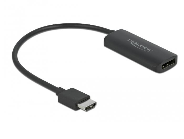 DeLOCK 63206 адаптер за видео кабел 0,24 м HDMI тип A (стандартен) DisplayPort + Micro-USB Черен | JAR Computers DeLOCK 63206 адаптер за видео кабел 0,24 м HDMI тип A (стандартен) DisplayPort + Micro-USB Черен