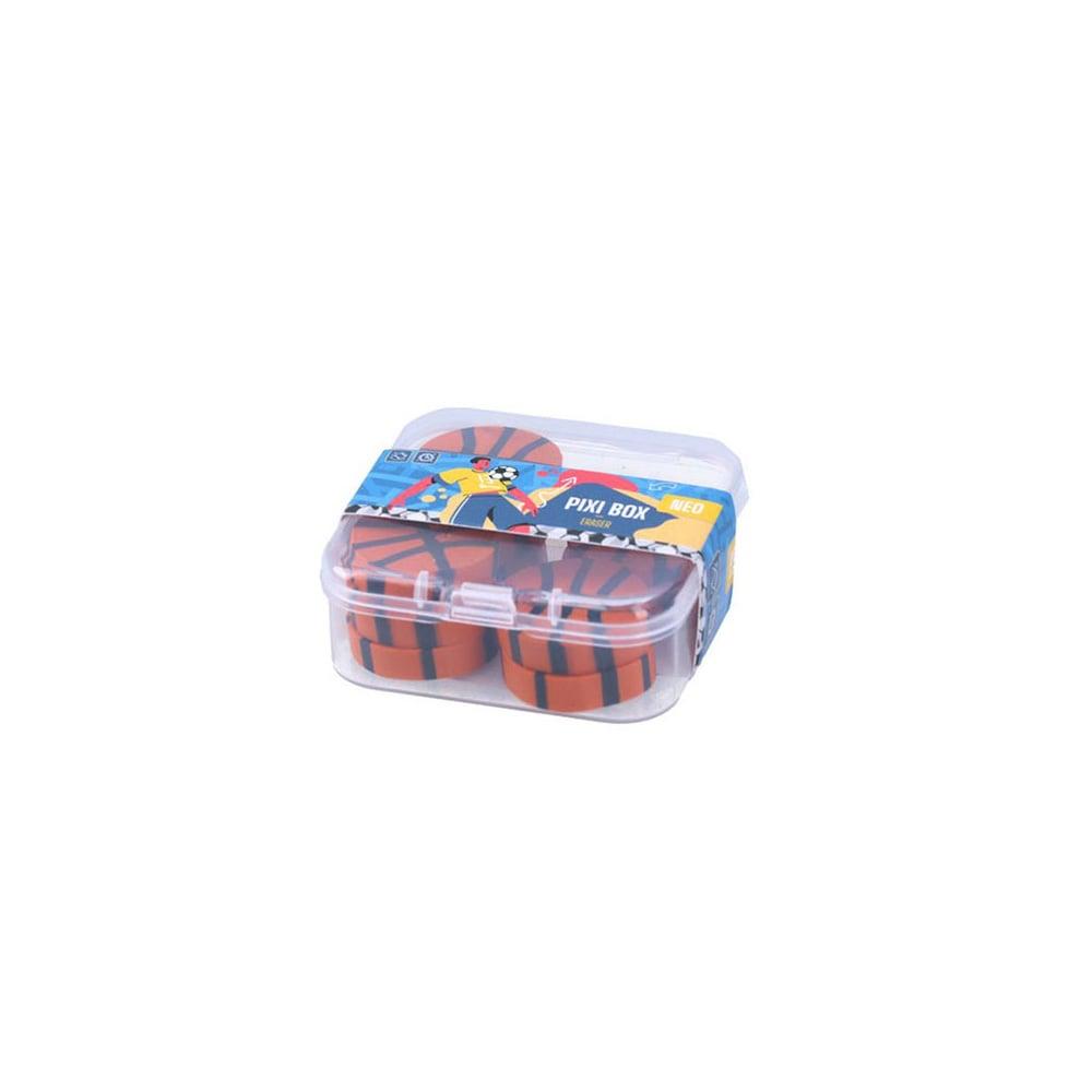 Гуми за молив Sazio Pixi Box, спортни топки, в кутийка, асорти | JAR Computers Гуми за молив Sazio Pixi Box, спортни топки, в кутийка, асорти