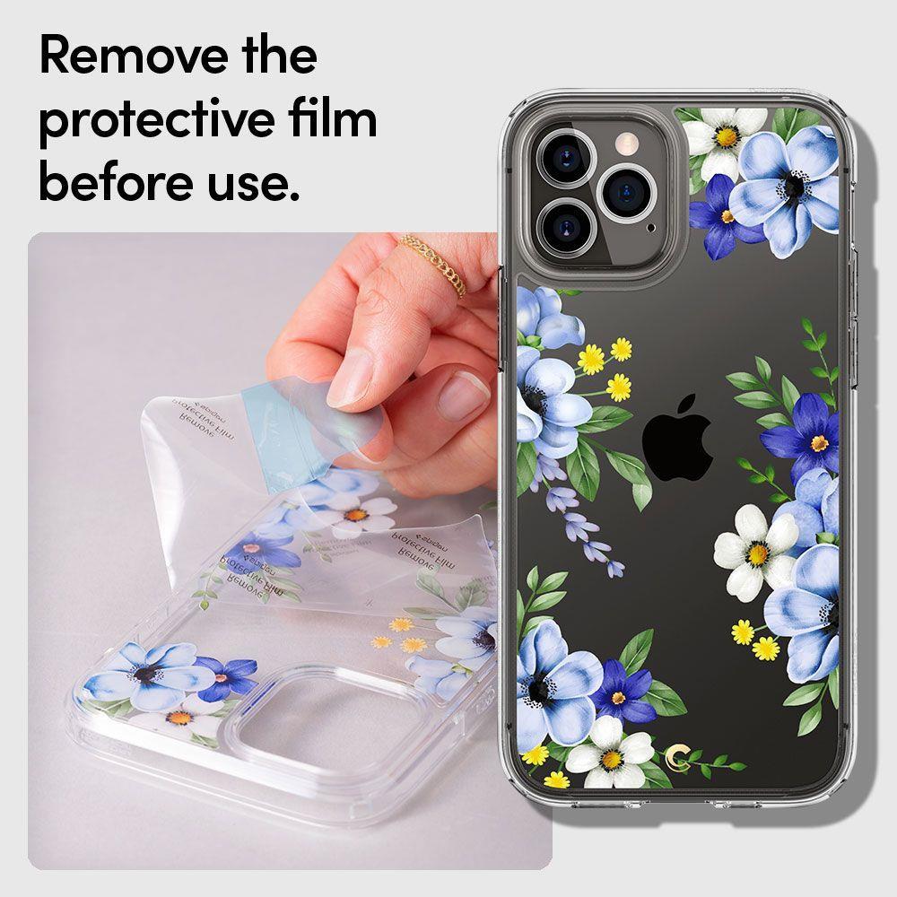 Хибриден кейс с висока степен на защита за iPhone 12, iPhone 12 Pro - Spigen Cyrill Cecile Case Midnight Bloom (цветни мотиви) | JAR Computers Хибриден кейс с висока степен на защита за iPhone 12, iPhone 12 Pro - Spigen Cyrill Cecile Case Midnight Bloom (цветни мотиви)