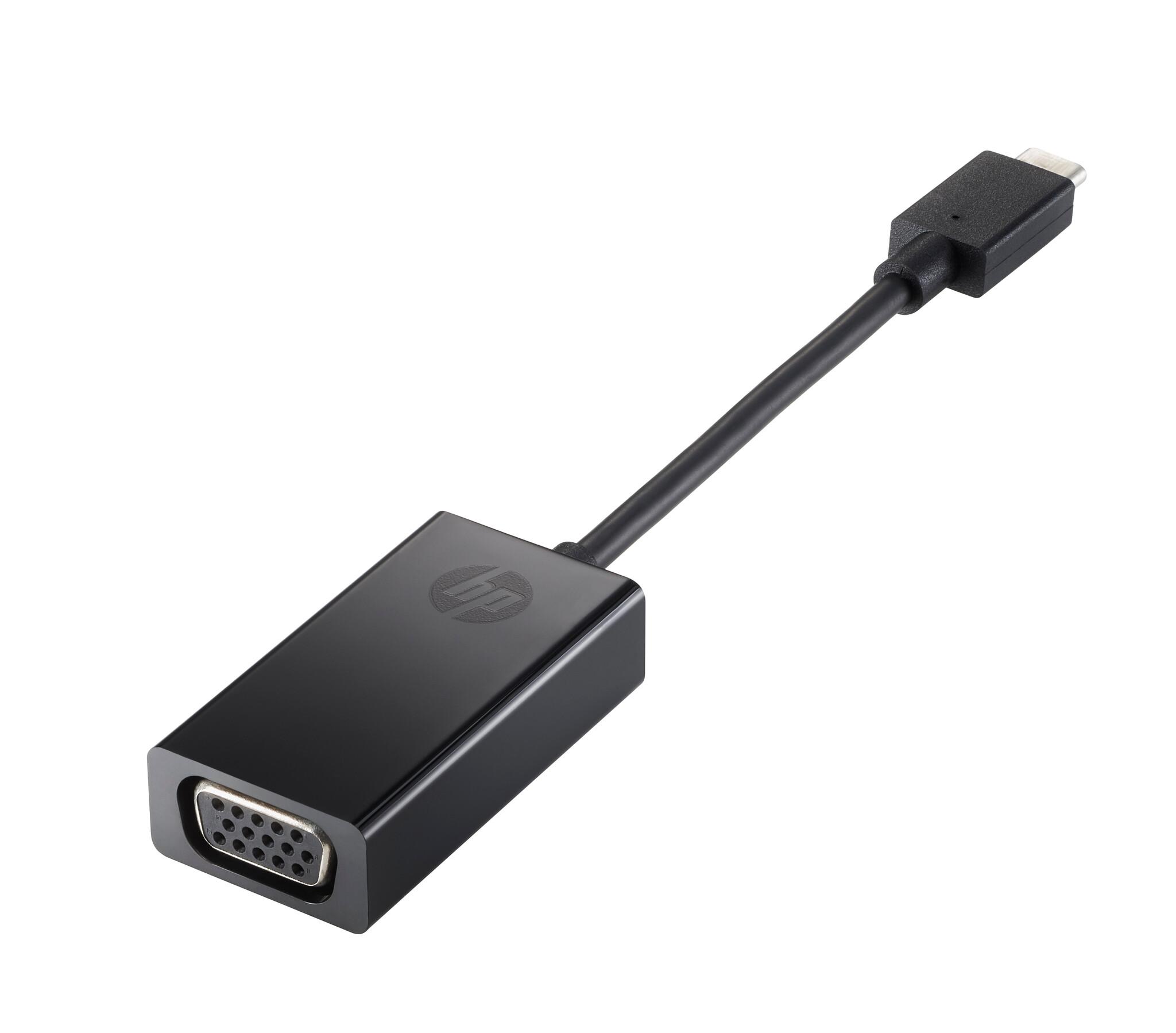 HP USB-C to VGA Adapter Черен | JAR Computers HP USB-C to VGA Adapter Черен