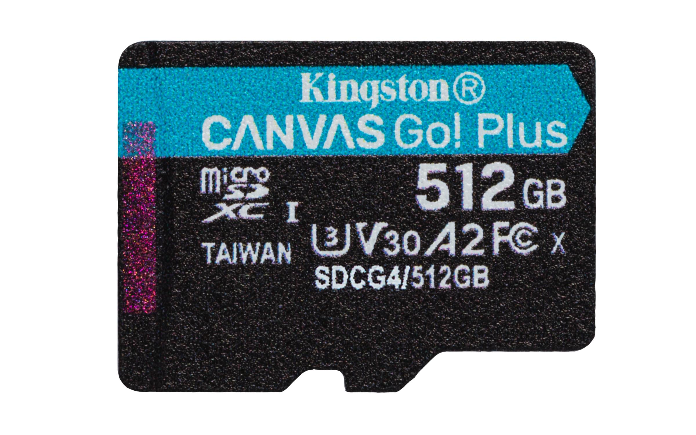 Kingston Technology Canvas Go! Plus 512 GB MicroSD UHS-I Клас 10