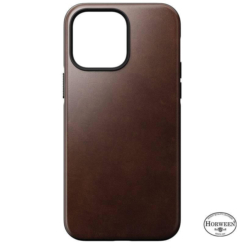 Кожен (естествена кожа) кейс с MagSafe за iPhone 14 Pro Max - Nomad Modern Horween Leather MagSafe Case (кафяв) | JAR Computers Кожен (естествена кожа) кейс с MagSafe за iPhone 14 Pro Max - Nomad Modern Horween Leather MagSafe Case (кафяв)