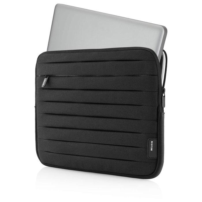 Неопренов калъф за MacBook и преносими компютри до 15.6 инча - Belkin Pleated Sleeve (черен) | JAR Computers Неопренов калъф за MacBook и преносими компютри до 15.6 инча - Belkin Pleated Sleeve (черен)