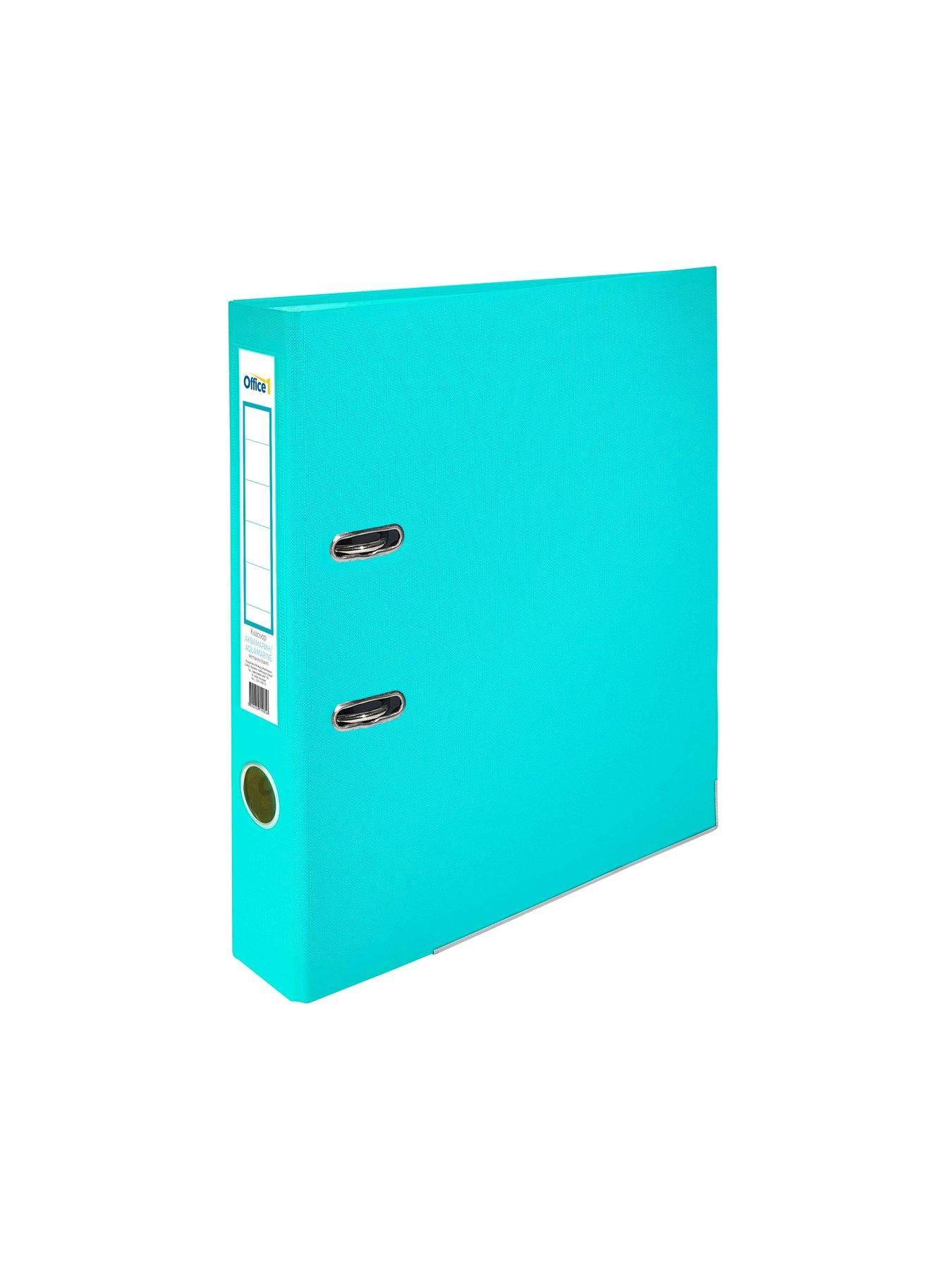 Office 1 Класьор, 5 cm, PP, с метален кант, аквамарин | JAR Computers Office 1 Класьор, 5 cm, PP, с метален кант, аквамарин