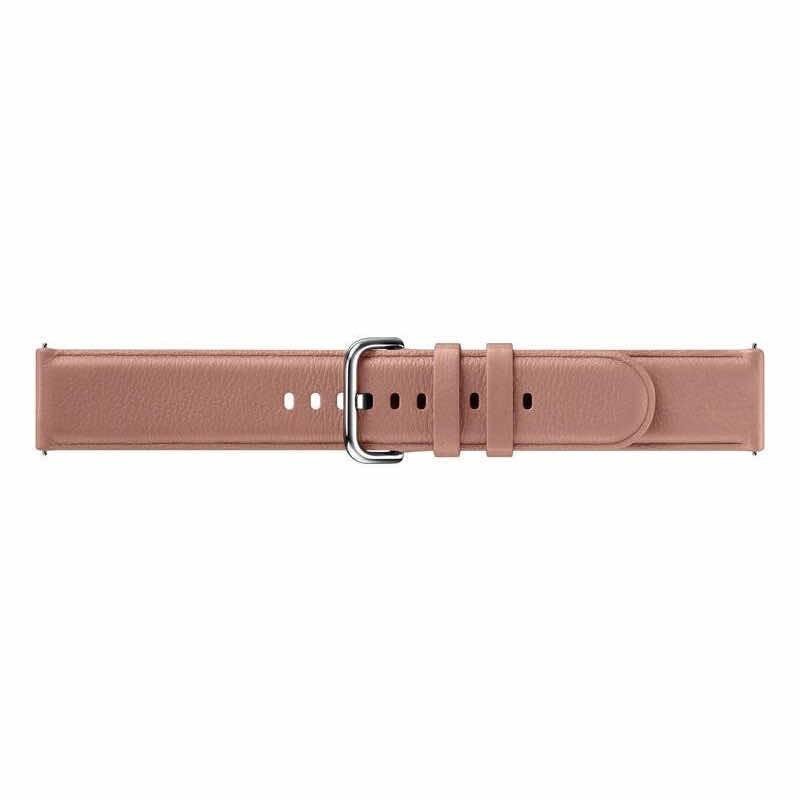 Оригинална кожена каишка за Samsung Galaxy Watch, Huawei Watch, Xiaomi, Garmin и други часовници с 20мм захват - Samsung Leather Band 20mm (ET-SLR82MPE) (бледорозов) | JAR Computers Оригинална кожена каишка за Samsung Galaxy Watch, Huawei Watch, Xiaomi, Garmin и други часовници с 20мм захват - Samsung Leather Band 20mm (ET-SLR82MPE) (бледорозов)
