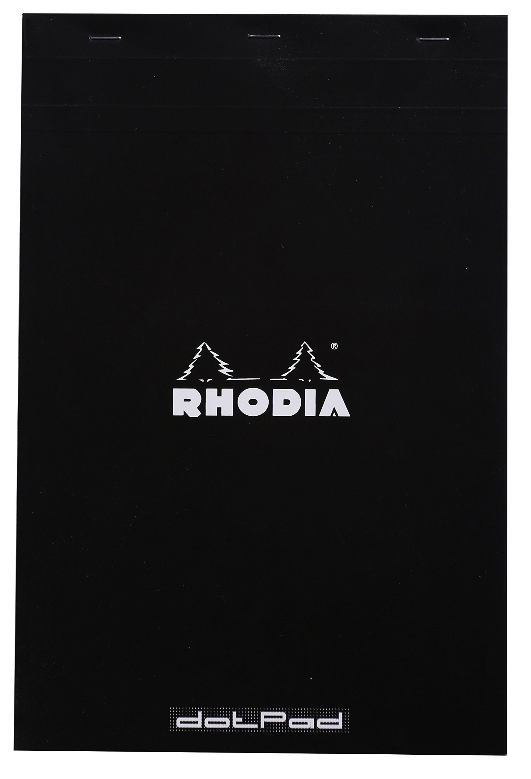 Пад с телчета RHODIA Black N°19 19559C, А4, 80 л., офсет с точки 80 г, микроперфорация | JAR Computers Пад с телчета RHODIA Black N°19 19559C, А4, 80 л., офсет с точки 80 г, микроперфорация