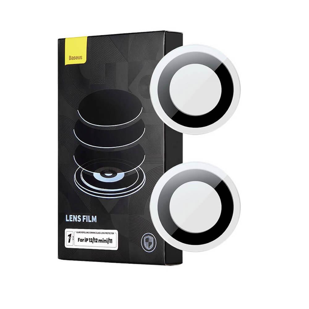 Предпазни стъклени лещи за камерата на iPhone 12 mini, iPhone 12, iPhone 11 - Baseus Camera Tempered Glass Lens Protector (SGZT030502) (прозрачен) | JAR Computers Предпазни стъклени лещи за камерата на iPhone 12 mini, iPhone 12, iPhone 11 - Baseus Camera Tempered Glass Lens Protector (SGZT030502) (прозрачен)