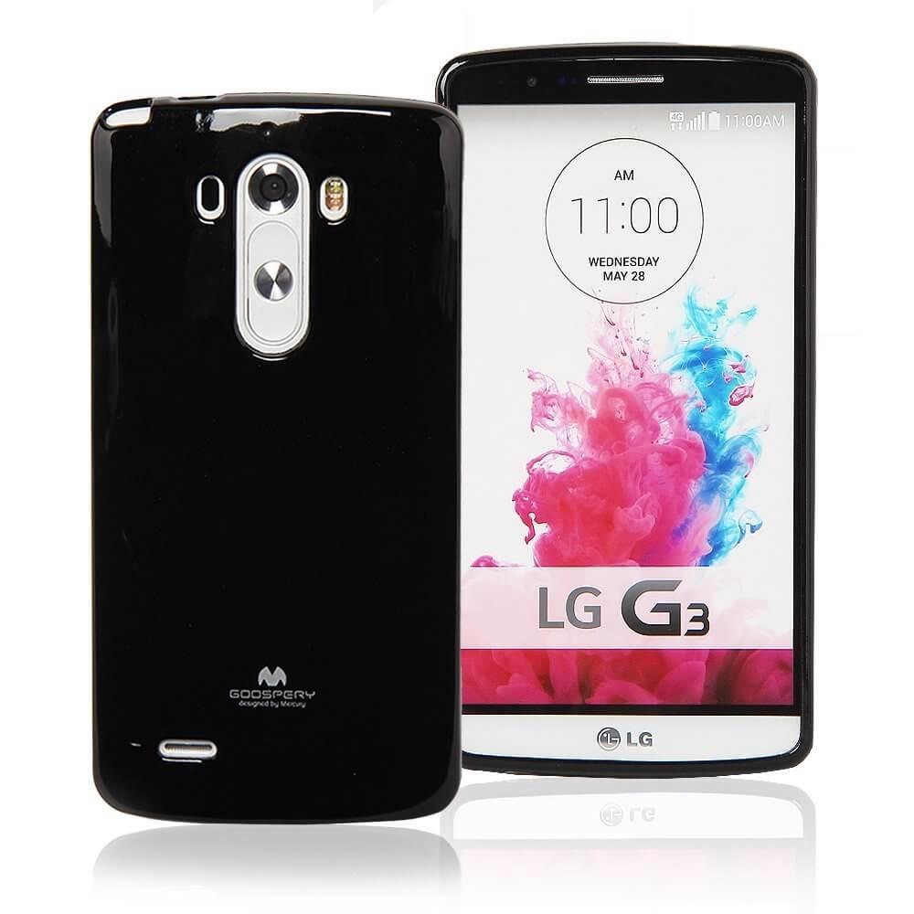 Силиконов (TPU) калъф за LG G3S (G3 Mini/Beat) - Mercury Goospery Jelly Case (черен) | JAR Computers Силиконов (TPU) калъф за LG G3S (G3 Mini/Beat) - Mercury Goospery Jelly Case (черен)