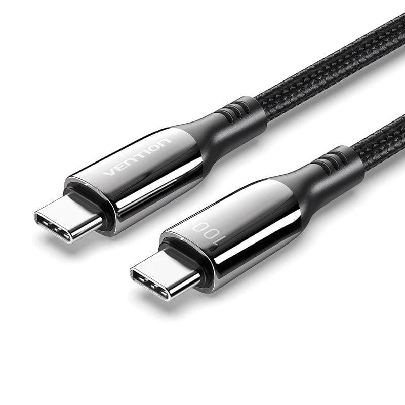 Vention кабел USB2.0 Type-C/Type-C 100W, LED display 2m - CTKBH