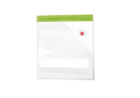 Bosch MSZV0FB1, Set of 10 vacuum bags with zipper (1.2 l), BPA-free, reusable, dishwasher safe, suitable for low-temperature sous-vide cooking | JAR Computers Bosch MSZV0FB1, Set of 10 vacuum bags with zipper (1.2 l), BPA-free, reusable, dishwasher safe, suitable for low-temperature sous-vide cooking