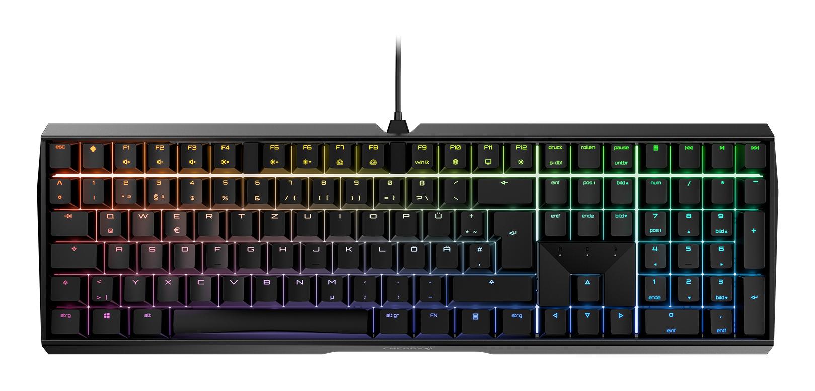 CHERRY MX 3.0S RGB клавиатура Игри USB QWERTZ Немски Черен | JAR Computers CHERRY MX 3.0S RGB клавиатура Игри USB QWERTZ Немски Черен