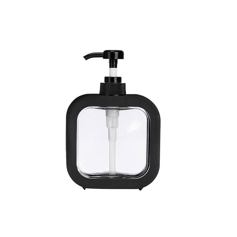 Диспенсър за течен сапун Berilo, пластмасов, 500 ml, черен | JAR Computers Диспенсър за течен сапун Berilo, пластмасов, 500 ml, черен