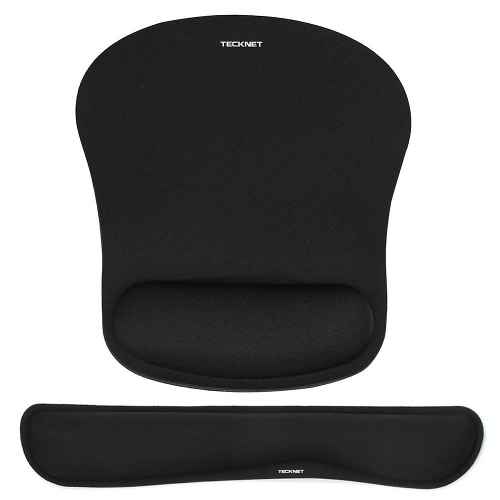 Ергономична подложка за мишка с накитник и подложка за клавиатура - TeckNet Office Mouse Pad and Keyboard Pad MGM01107BA01(черен) | JAR Computers Ергономична подложка за мишка с накитник и подложка за клавиатура - TeckNet Office Mouse Pad and Keyboard Pad MGM01107BA01(черен)