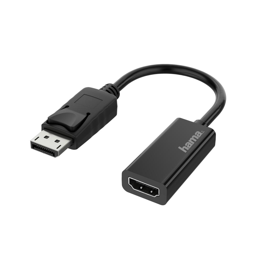 Hama 00200335 адаптер за видео кабел DisplayPort HDMI Черен | JAR Computers Hama 00200335 адаптер за видео кабел DisplayPort HDMI Черен