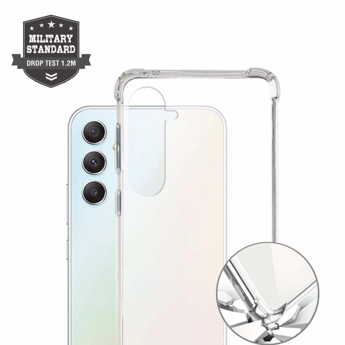 Хибриден удароустойчив кейс за Samsung Galaxy A35 - 4smarts Hard Cover Ibiza (прозрачен) | JAR Computers Хибриден удароустойчив кейс за Samsung Galaxy A35 - 4smarts Hard Cover Ibiza (прозрачен)
