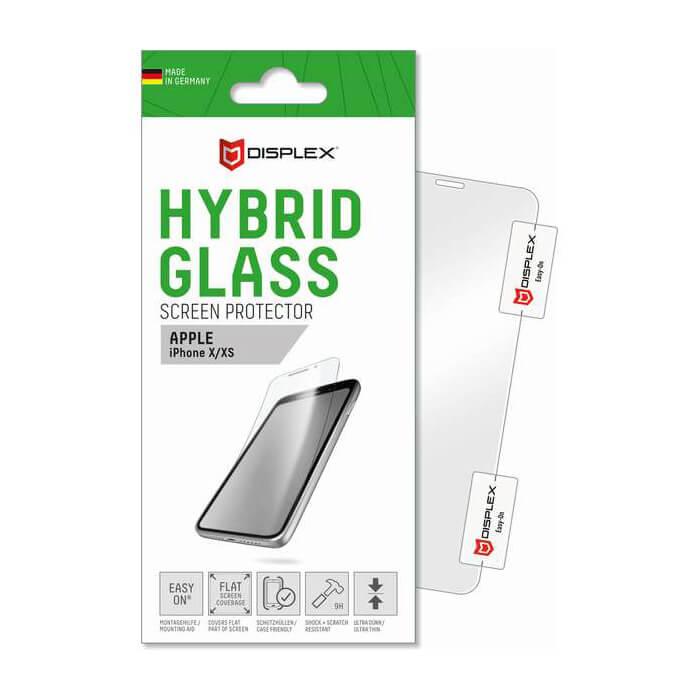 Хибридно защитно покритие за дисплея на iPhone 11 Pro, iPhone XS, iPhone X - Displex Hybrid Glass Screen Protector (прозрачен) | JAR Computers Хибридно защитно покритие за дисплея на iPhone 11 Pro, iPhone XS, iPhone X - Displex Hybrid Glass Screen Protector (прозрачен)