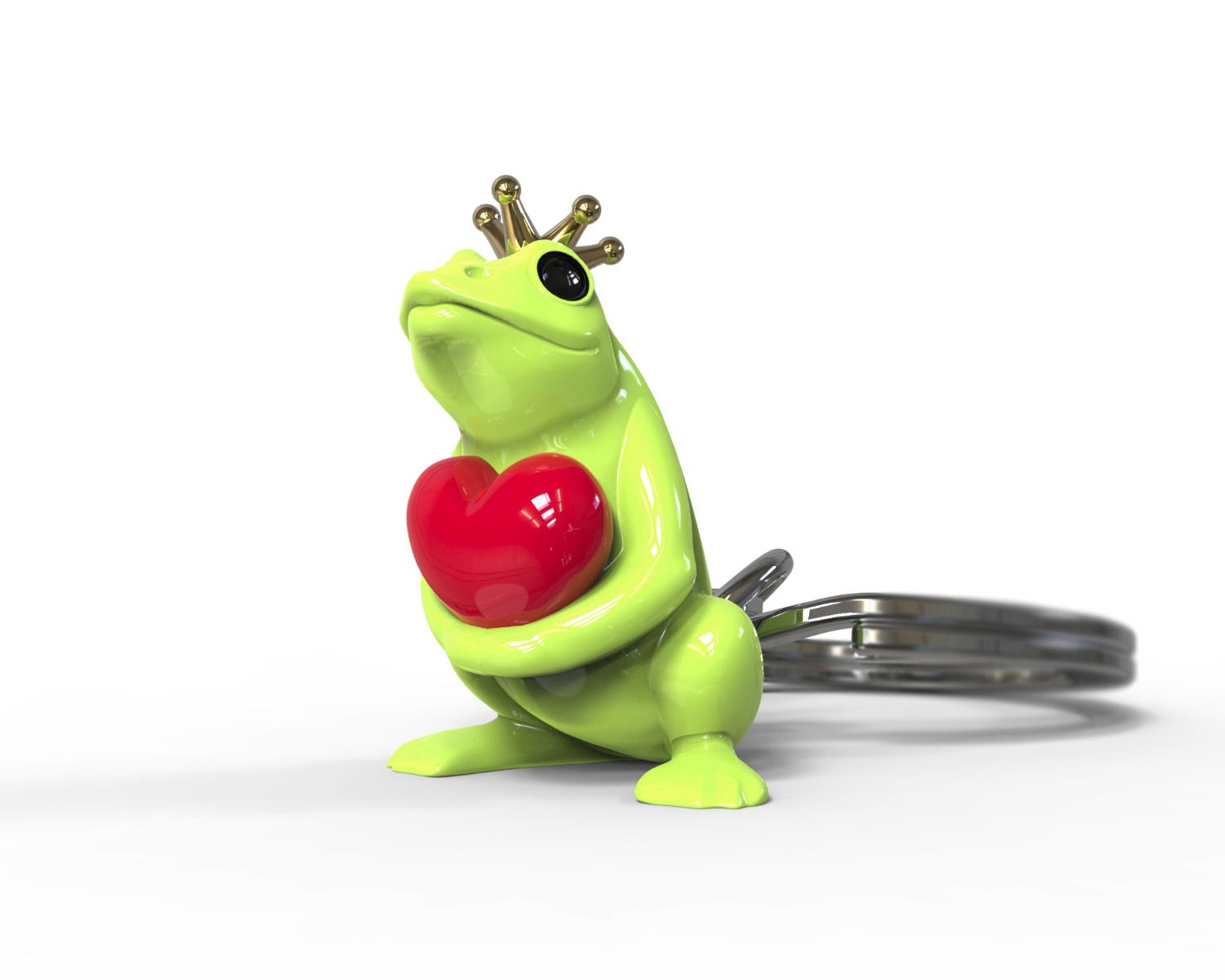 Ключодържател Metalmorphose, Prince Frog, зелен | JAR Computers Ключодържател Metalmorphose, Prince Frog, зелен