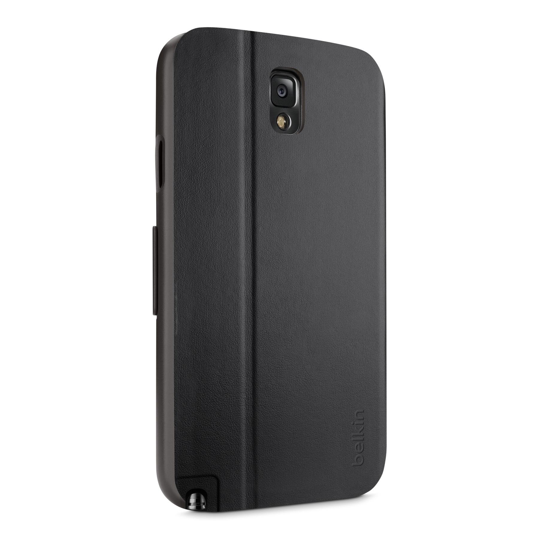Кожен калъф за Samsung Galaxy Note 3 - Belkin Wallet folio (черен) | JAR Computers Кожен калъф за Samsung Galaxy Note 3 - Belkin Wallet folio (черен)
