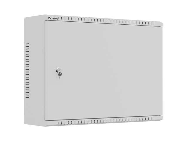 Lanberg TPR 10" & 19" Installation Enclosure with Mesh Plate 560 x 420 x 180 Grey (Assembled)