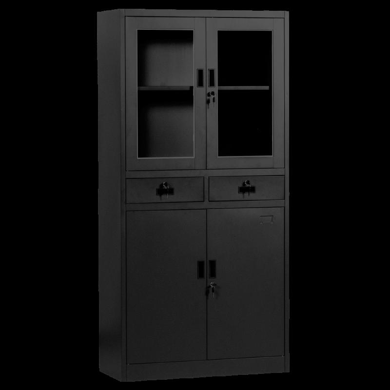 Метален шкаф Carmen CR-1247 J SAND  - черен