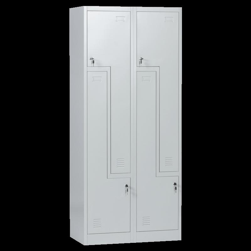 Метален шкаф Carmen CR-1280 J - сив