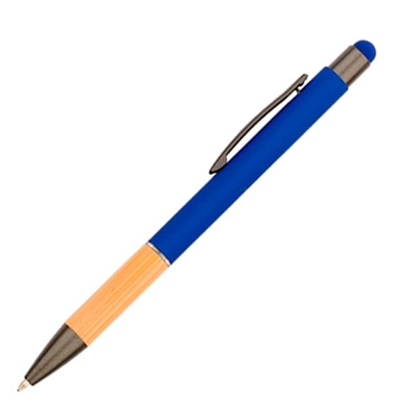 Office 1 Химикалка Touch, метална, гумирана, синя | JAR Computers Office 1 Химикалка Touch, метална, гумирана, синя