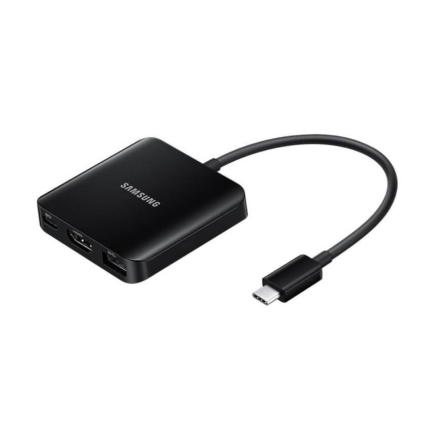 Оригинален адаптер с USB-C и USB 3.0 към HDMI вход за смартфони и таблети с USB-C - Samsung Multiport 4K HDMI Adapter EE-PW700B | JAR Computers Оригинален адаптер с USB-C и USB 3.0 към HDMI вход за смартфони и таблети с USB-C - Samsung Multiport 4K HDMI Adapter EE-PW700B