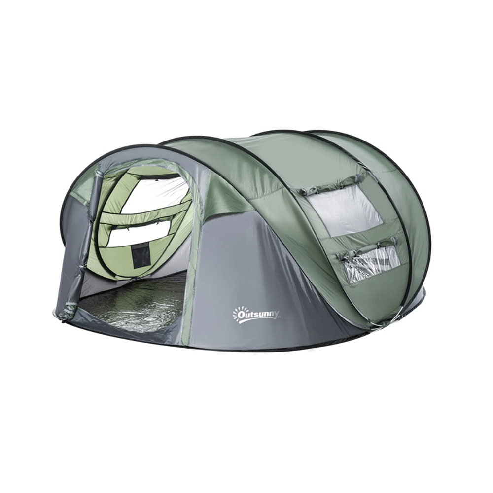 Outsunny Pop Up Camping Tent for 4-5 People 1000 mm 263.5 x 220 x 123 cm. (A20-169) (OUTA20-169) | JAR Computers Outsunny Pop Up Camping Tent for 4-5 People 1000 mm 263.5 x 220 x 123 cm. (A20-169) (OUTA20-169)