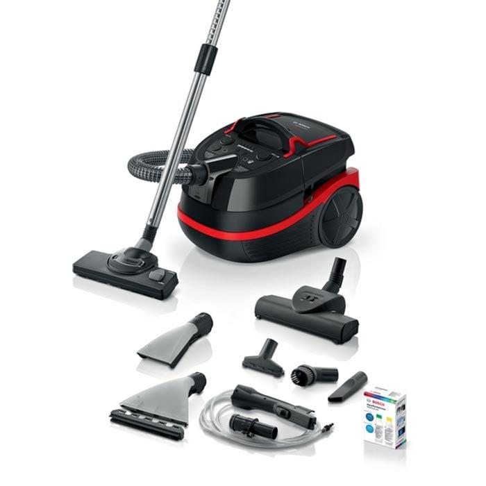 Прахосмукачка Bosch BWD421POW, за мокро и сухо почистване, 1400 W | JAR Computers Прахосмукачка Bosch BWD421POW, за мокро и сухо почистване, 1400 W