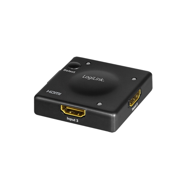 Switch HDMI 3x - 1xMon, 1080p, HD0041, LogiLink | JAR Computers Switch HDMI 3x - 1xMon, 1080p, HD0041, LogiLink