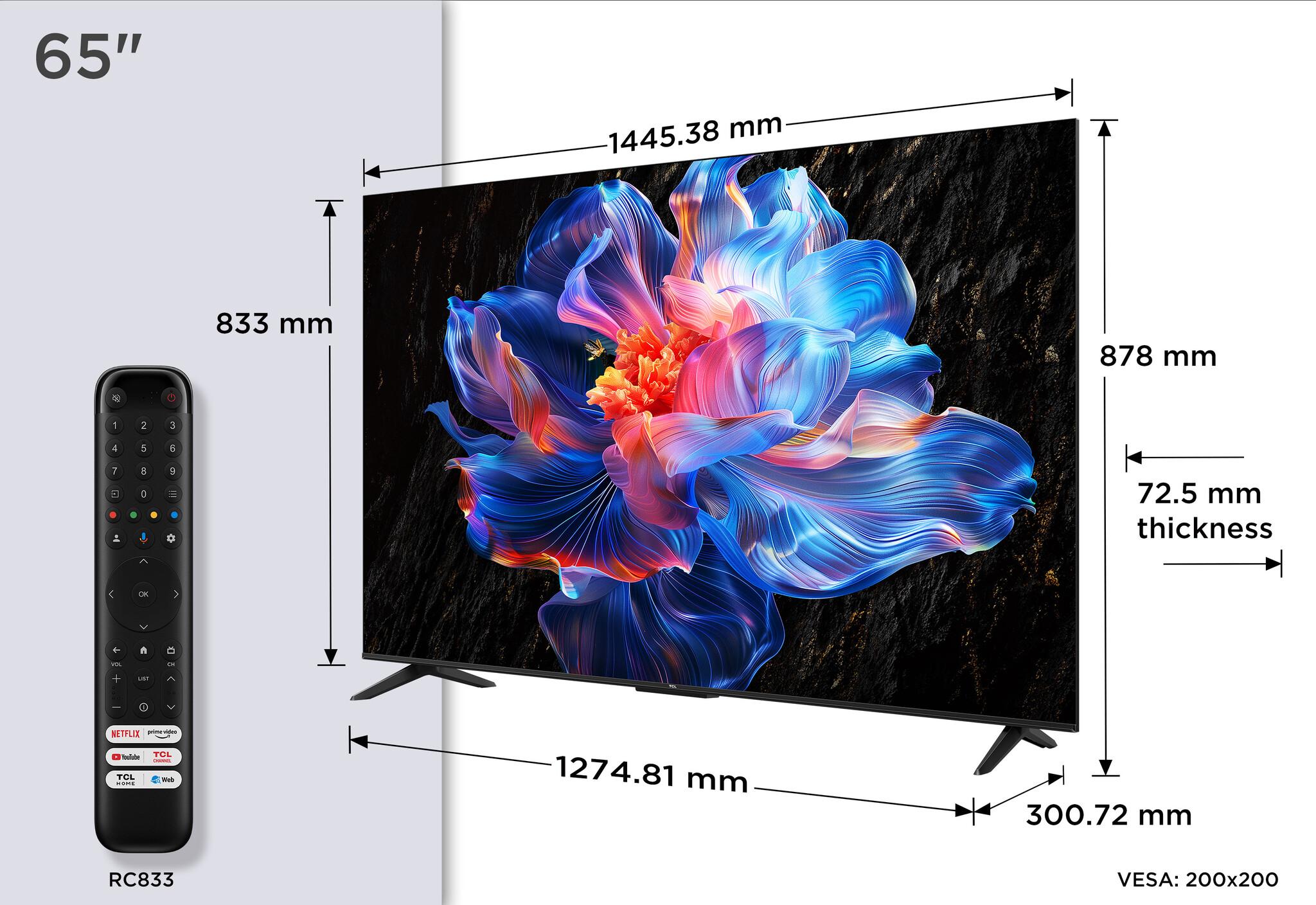 TCL P6K 65P6K телевизор 165,1 см (65") 4K Ultra HD Smart TV Wi-Fi Черен | JAR Computers TCL P6K 65P6K телевизор 165,1 см (65") 4K Ultra HD Smart TV Wi-Fi Черен