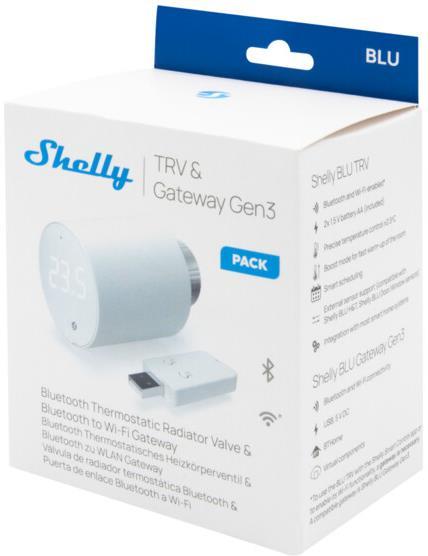 Термоглава за радиатор Smart Shelly BLU TRV Single - 264980 | JAR Computers Термоглава за радиатор Smart Shelly BLU TRV Single - 264980