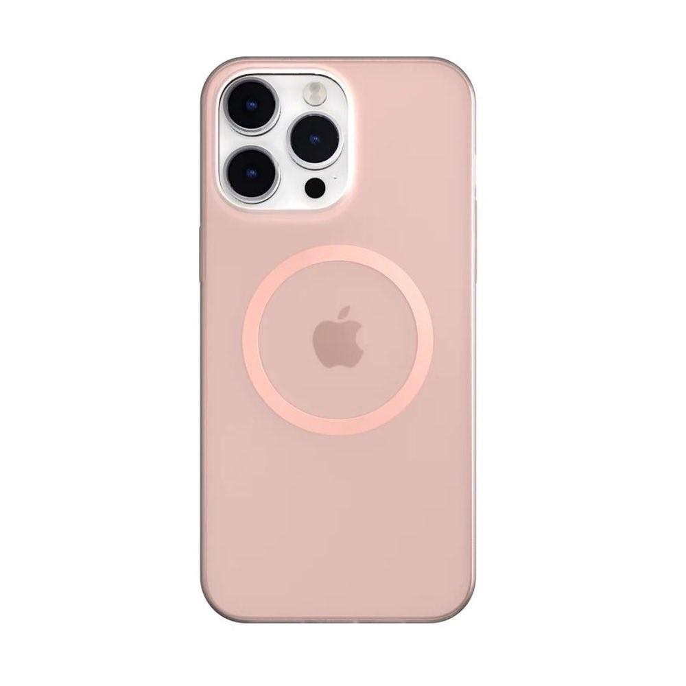Тънък полипропиленов кейс с Magsafe за iPhone 14 Pro Max - SwitchEasy Gravity M Case (розов-прозрачен) | JAR Computers Тънък полипропиленов кейс с Magsafe за iPhone 14 Pro Max - SwitchEasy Gravity M Case (розов-прозрачен)