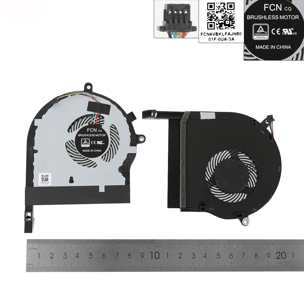 Вентилатори за лаптоп (CPU Fan) Asus ROG ZX80G FX504 FX80GE FX80FE FX80 Ляв + Десен / Left + Right | JAR Computers Вентилатори за лаптоп (CPU Fan) Asus ROG ZX80G FX504 FX80GE FX80FE FX80 Ляв + Десен / Left + Right