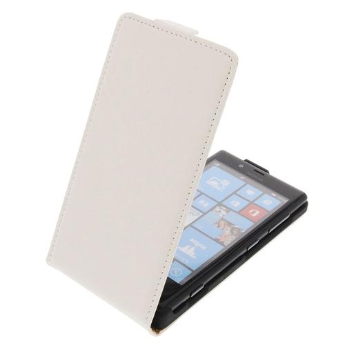 Вертикален кожен калъф за Nokia Lumia 720 - Leather Flip Case (бял) | JAR Computers Вертикален кожен калъф за Nokia Lumia 720 - Leather Flip Case (бял)