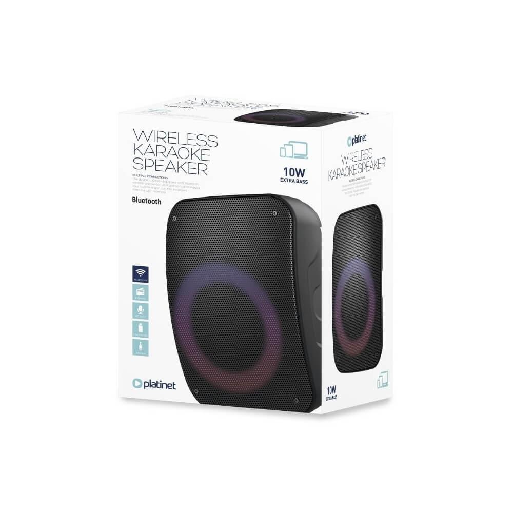 Безжичен блутут спийкър с FM радио, AUX вход и USB порт - Platinet Speaker PMG250 10W BT 5.0 (черен) | JAR Computers Безжичен блутут спийкър с FM радио, AUX вход и USB порт - Platinet Speaker PMG250 10W BT 5.0 (черен)