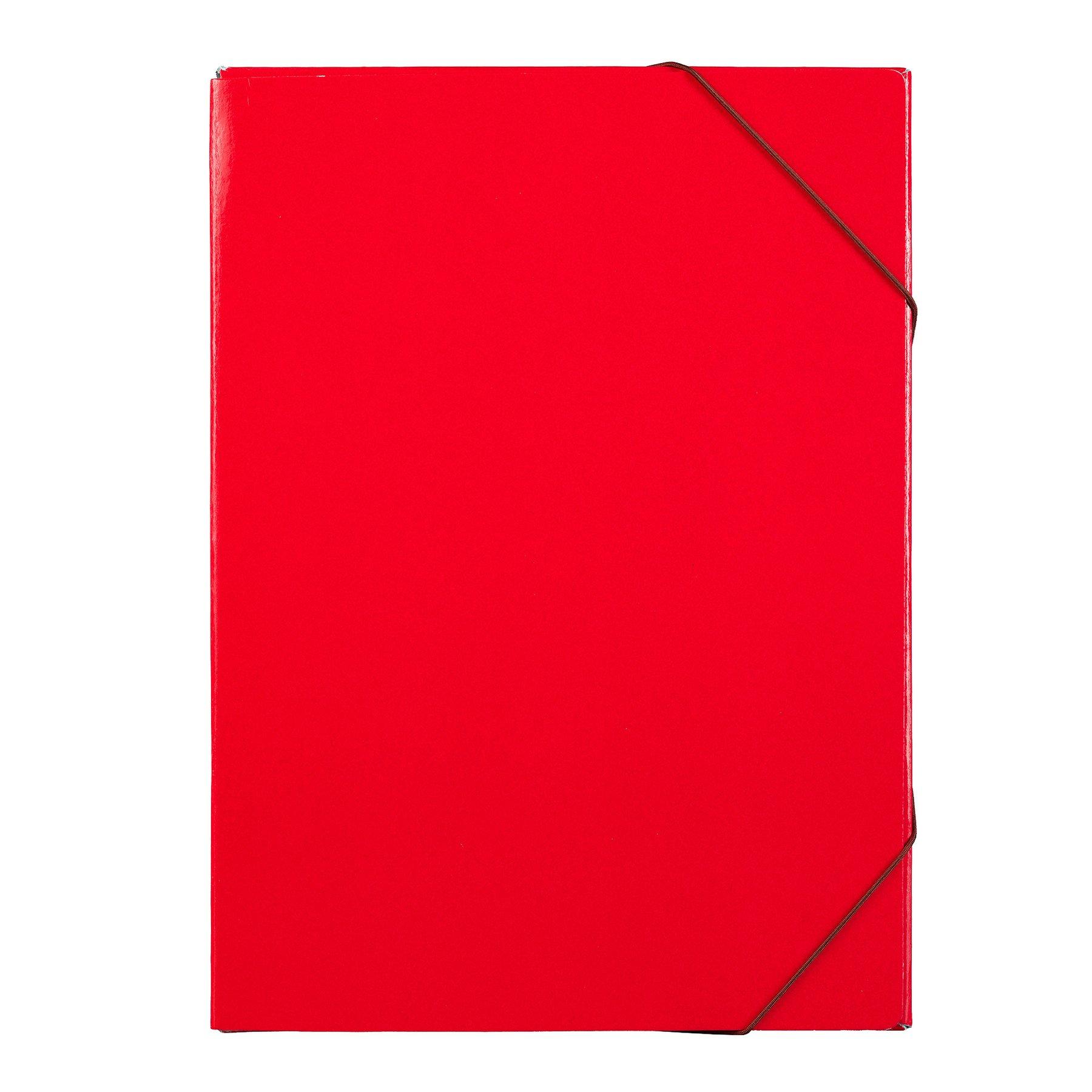 Бокс, с ластик, A4, 15 mm, UV лак, червен | JAR Computers Бокс, с ластик, A4, 15 mm, UV лак, червен