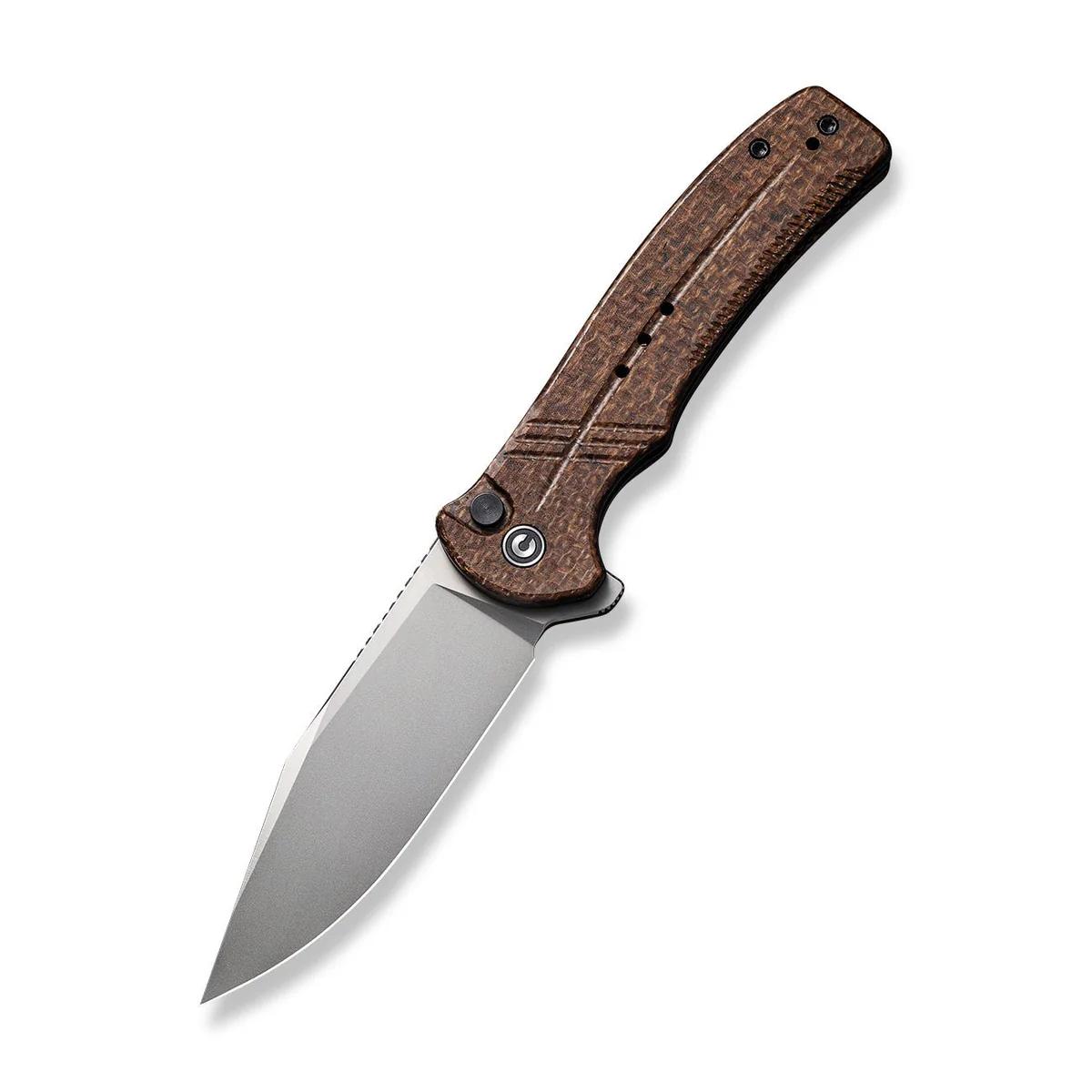 Джобен нож CIVIVI Cogent Micarta Brown | JAR Computers Джобен нож CIVIVI Cogent Micarta Brown