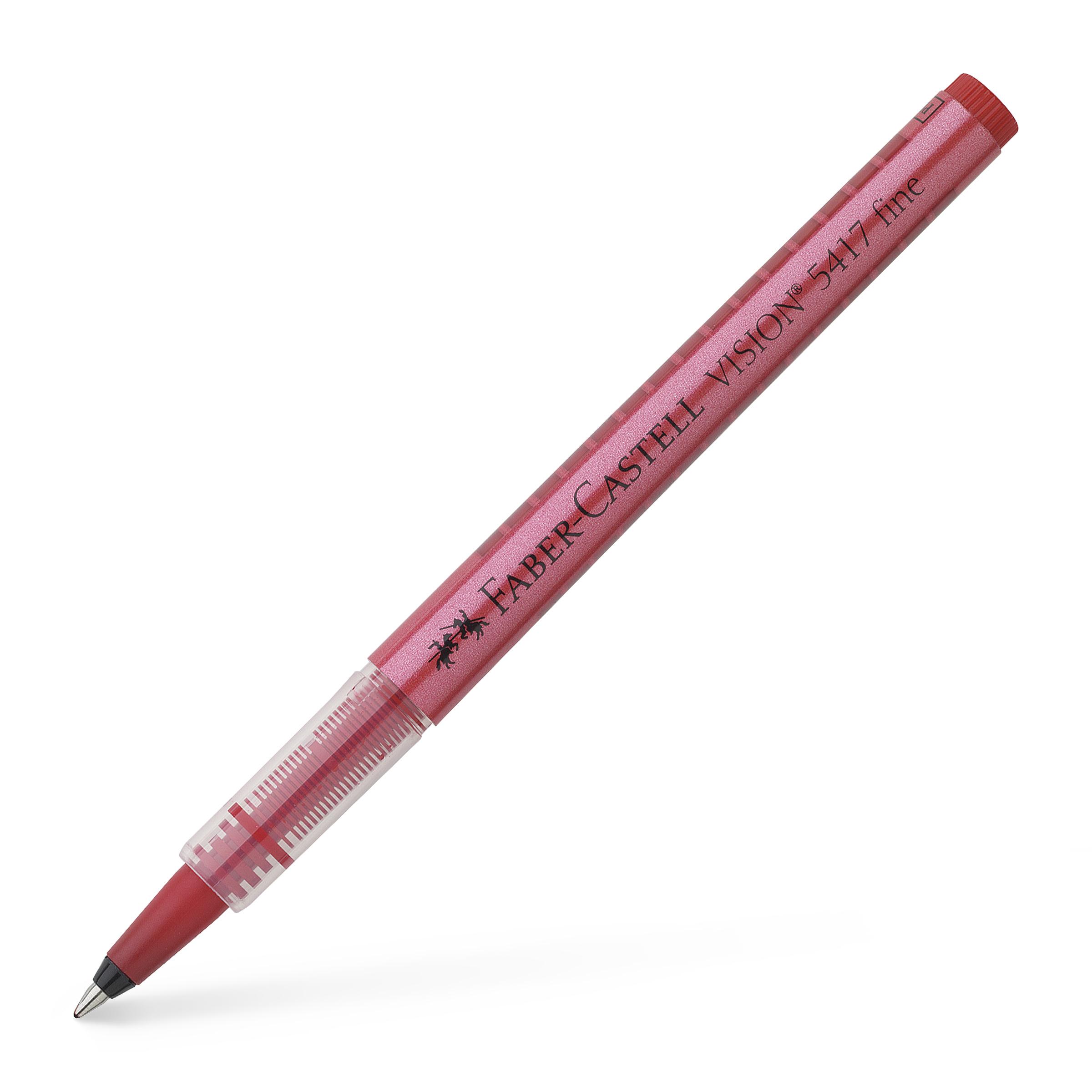 Faber-Castell Ролер Vision 5417 F, 0.5 mm, червен