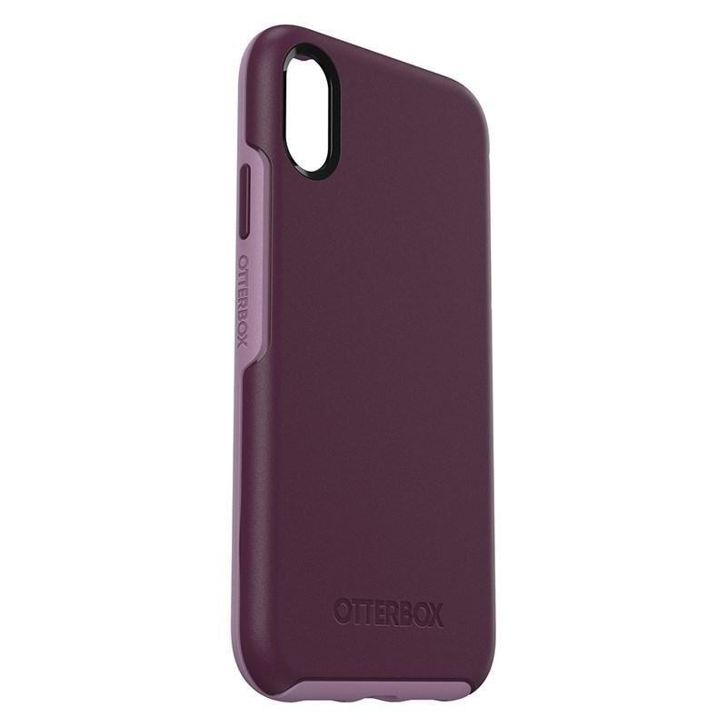 Хибриден кейс с висока защита за iPhone XS, iPhone X - Otterbox Symmetry Series Case (лилав) | JAR Computers Хибриден кейс с висока защита за iPhone XS, iPhone X - Otterbox Symmetry Series Case (лилав)